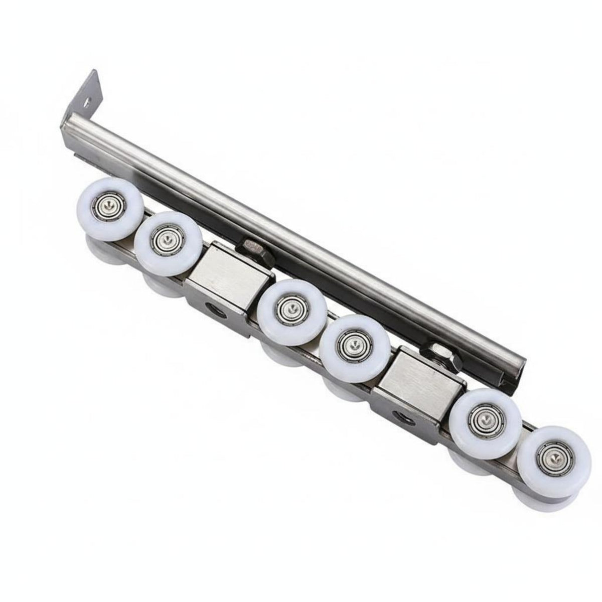 Stainless Steel Door Roller Effortless Glide Sliding Door Roller White Wheels
