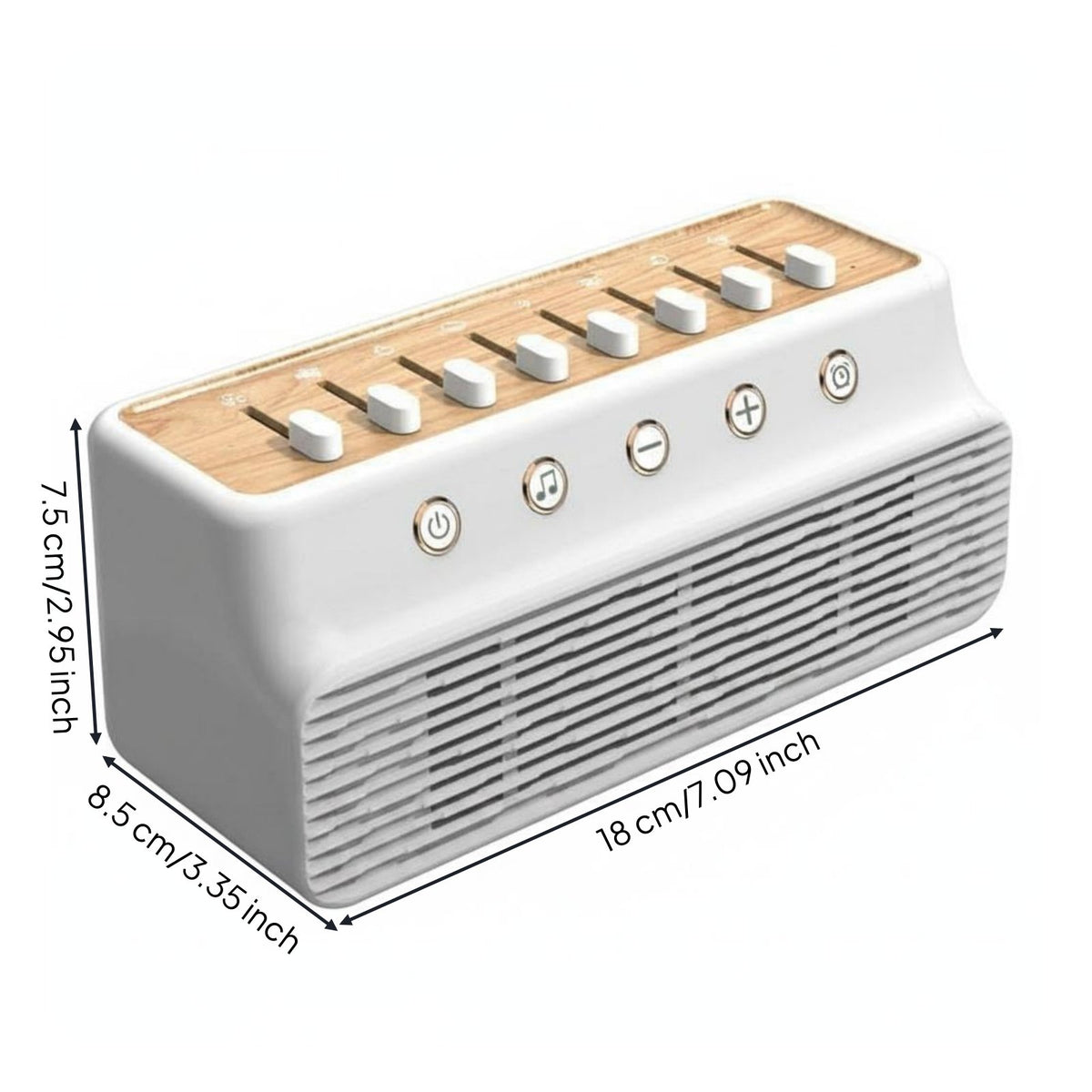 Nature Sound Speaker Timed Shutoff Ambient Sound Speaker Volume Control Audio Device for Meditation
