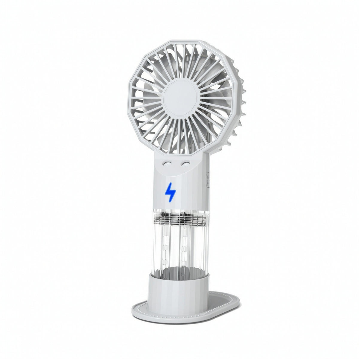 Handheld Misting Fan Compact Handheld Fan with Mist Desk-Standing for Travel