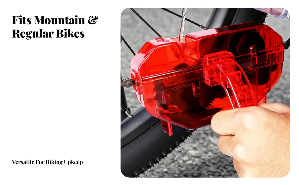 Cycle Chain Cleaner Bike Chain Cleaning Tool Closed Body
