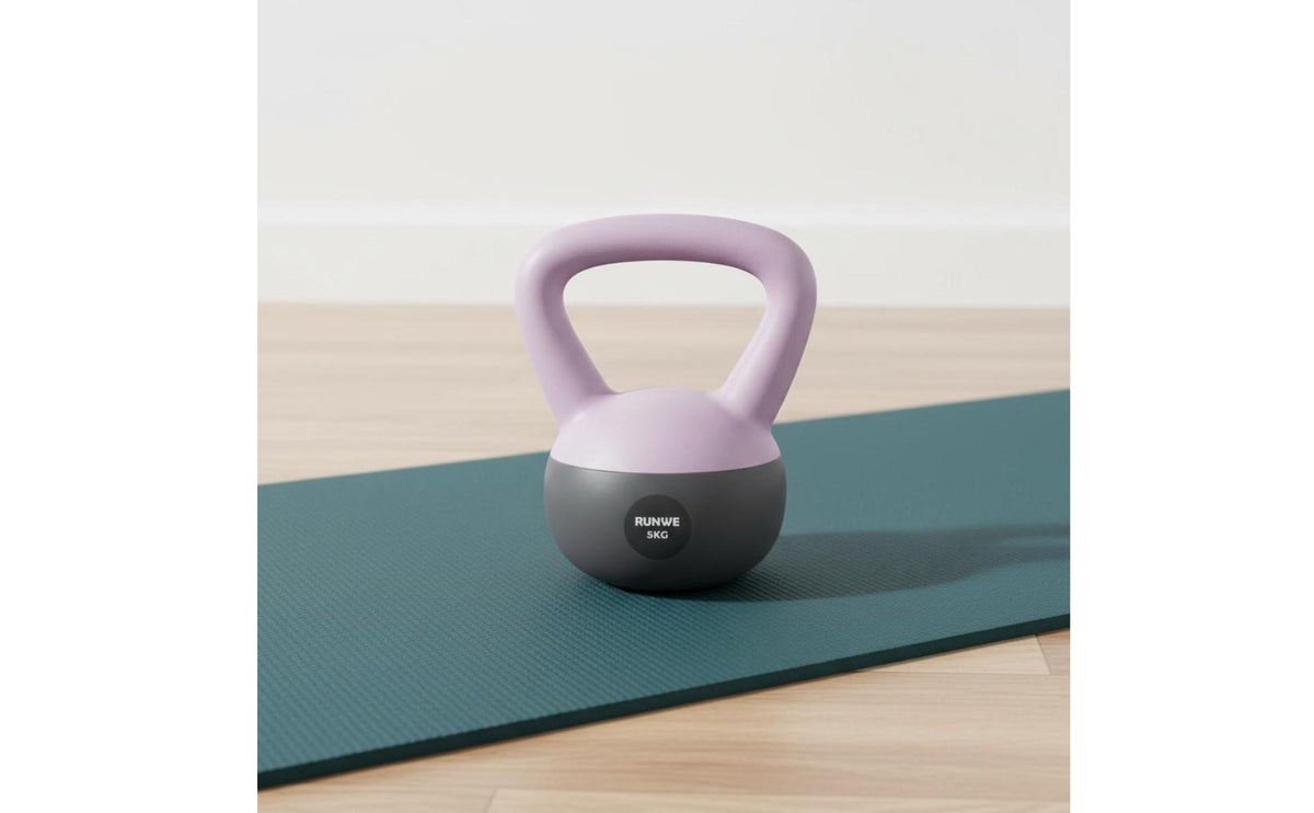 Top Handle Soft Kettlebell Flexible Sand-Filled Kettlebell Floor Friendly Soft Kettle Bell Shock Absorbing