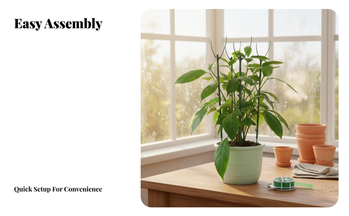 Stackable Plant Support Frame Adjustable Flower Support Rack Plant Foliage Guard Frame Prevents Flopping Gardening Accessory