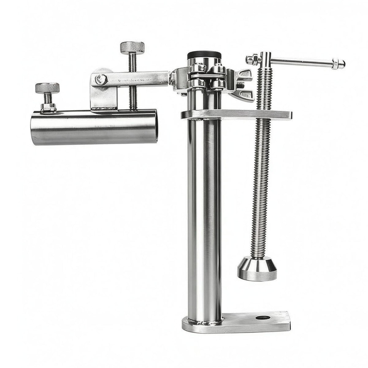 Floor Clamp Rod Holder Stainless Steel Clamp on Fishing Pole Holder for Anglers