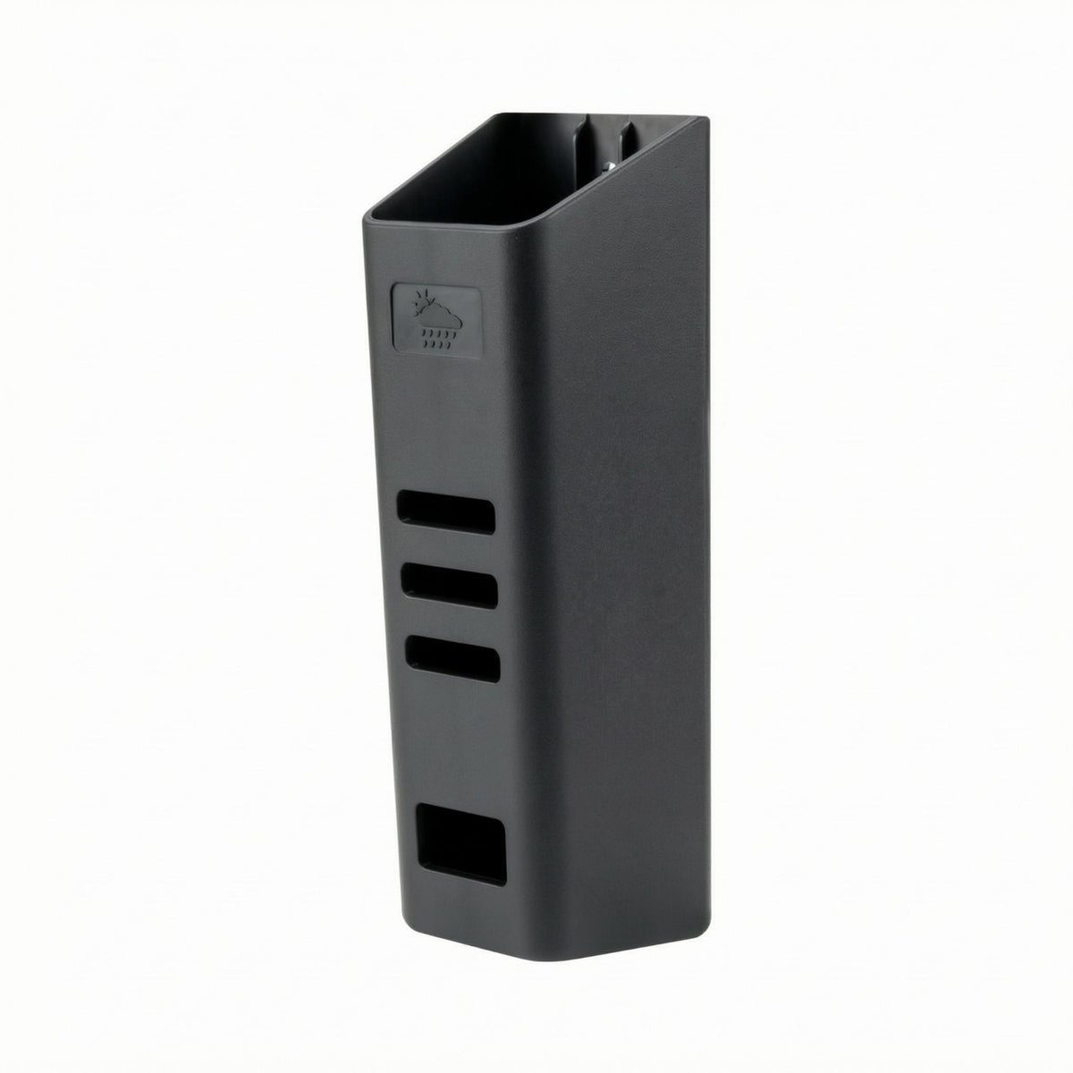 Openopen-Top Umbrella Storage Box ABS Plastic Car Umbrella Holder Matte Textured Slotted Side Slots for Vehicle Use