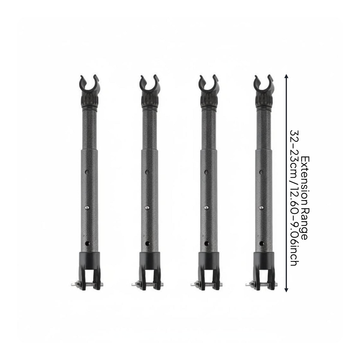 4 Pieces Adjustable Height Camping Wagon Table Support Rod Multi-Functional Wagon Tabletop Support Pole Set for Outdoor, Street Market