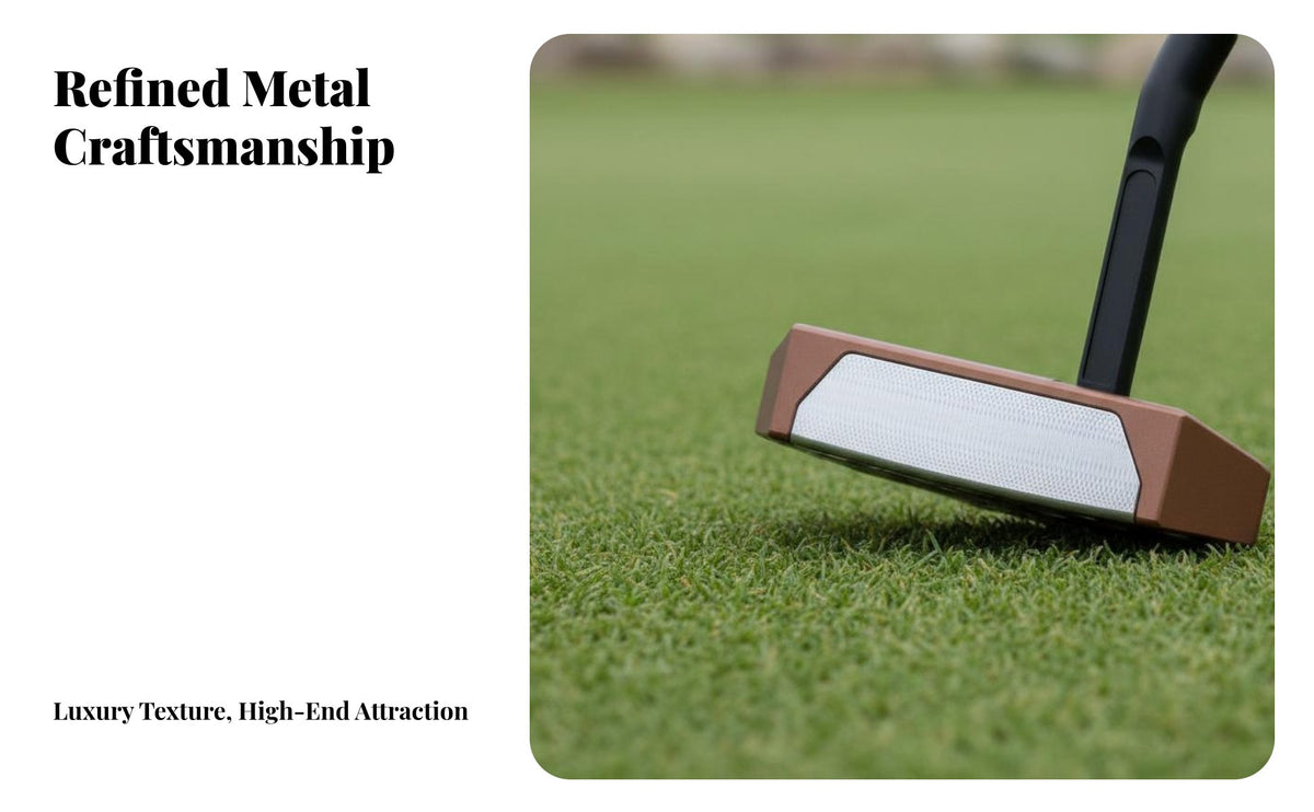 Golf Putter Unisex Large Head Putter High Stability Athletic Gear for Women, Golfers, Putting Green