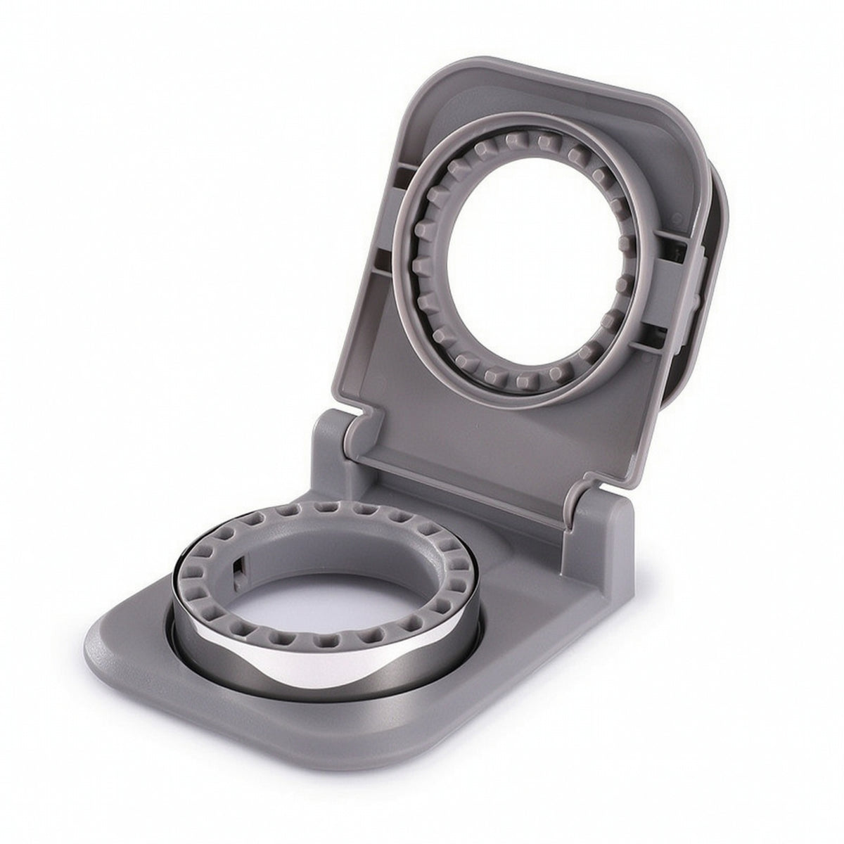 Sandwich Cutter with Sealer Stainless Steel Sandwich Cutter and Sealer Tool Easy to Use Spring-Assisted for Parents