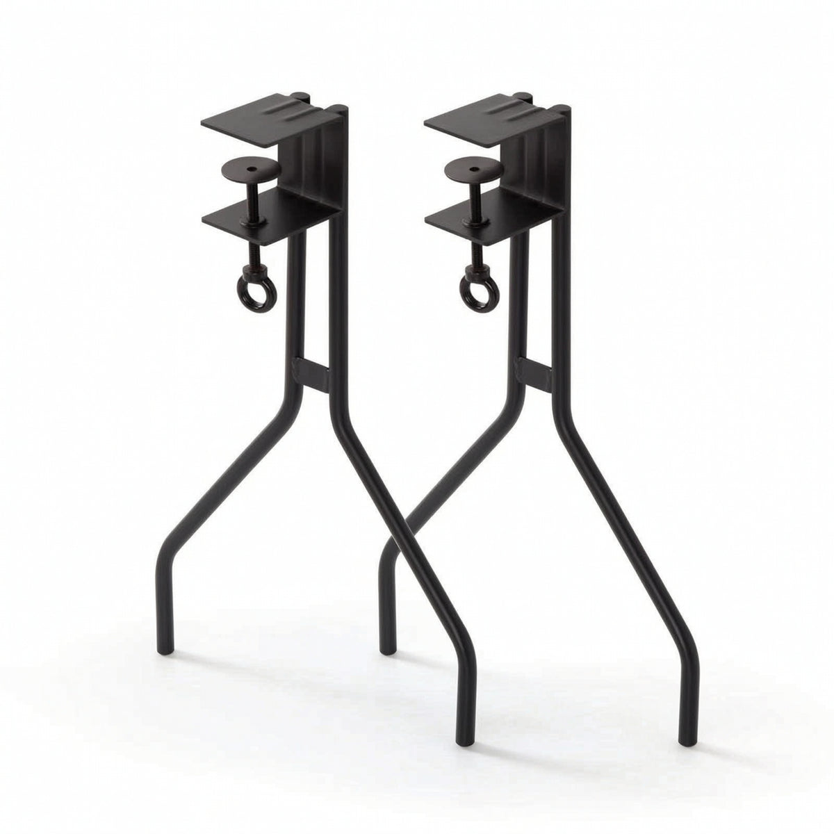 No-Drill Clamp-on Table Legs Punchwithout Drilling Table Clamp Legs Reusable Hardware Heavy-Duty for Campers, DIYers