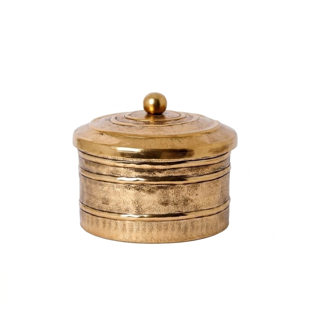 Lidded Decorative Jar Compact Storage Jar with Lid Long Aluminum Container with Lid for Dresser