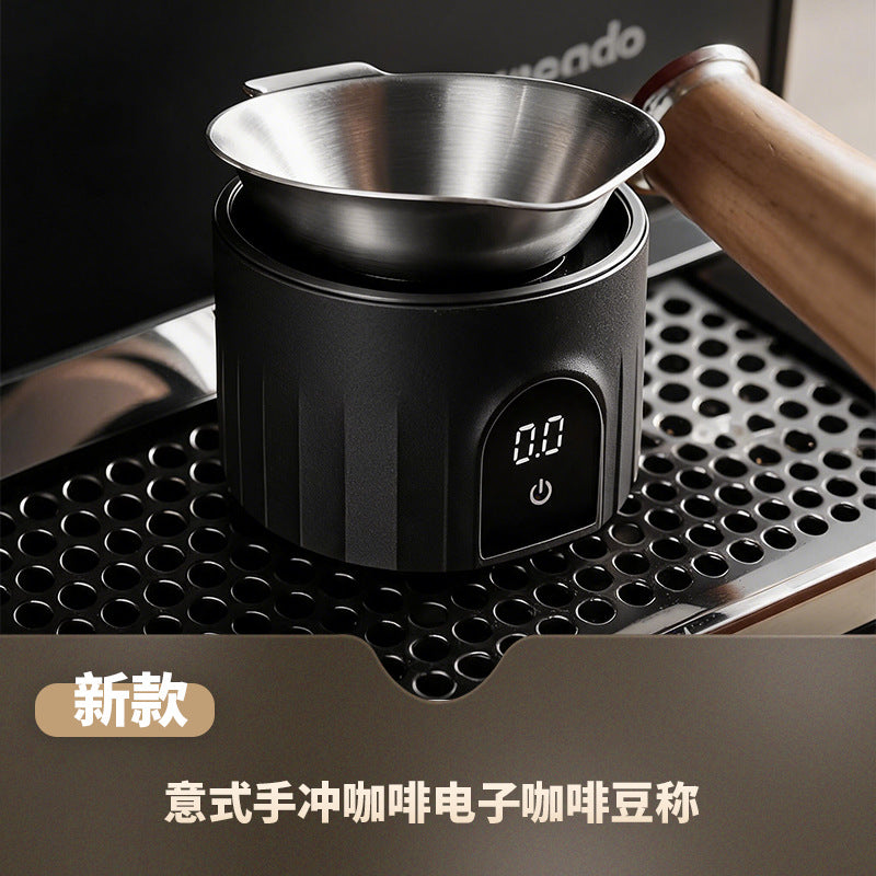 Espresso Coffee Scale with Dosing Cup and Powder Catcher