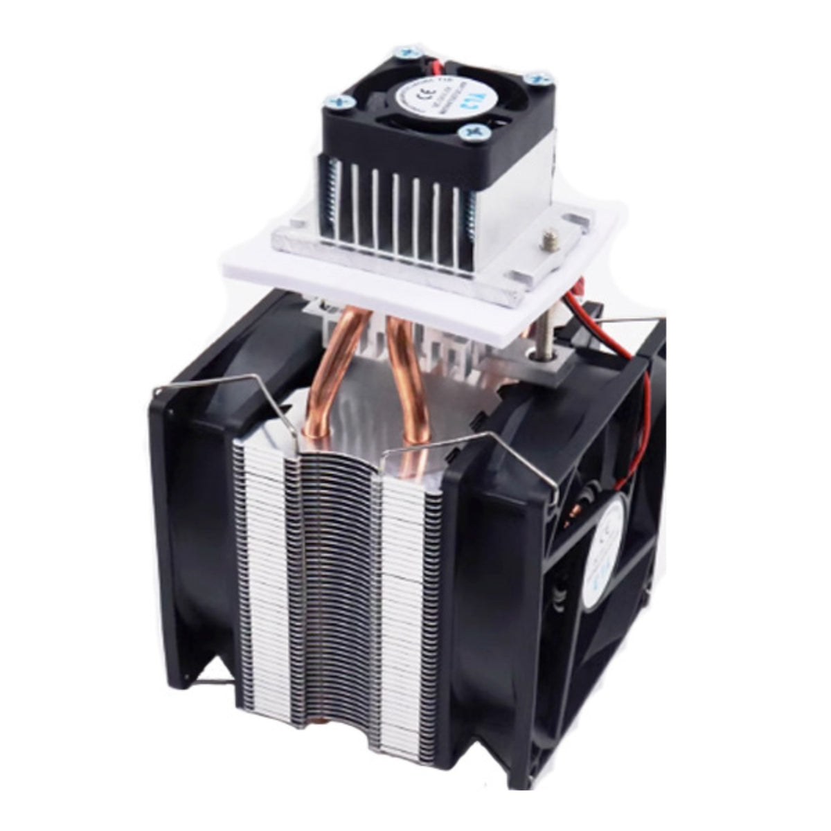12V Peltier Heatsink Module Kit Assembled Semiconductor Cooling Module Thermoelectric Cooling System Small for Hobbyists