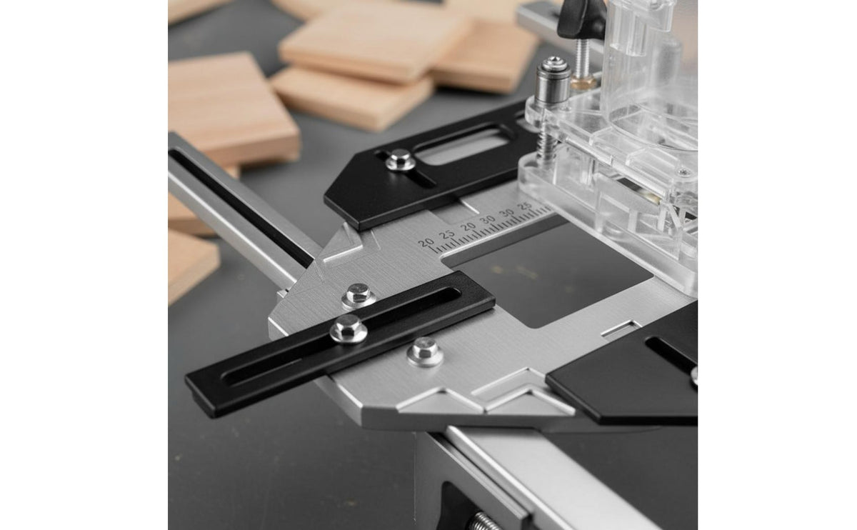 Positioning Adjustment Design Door Hinge Installation Jig Large Clamping Distance Wooden Door Slotting Positioner Aluminum Alloy Body