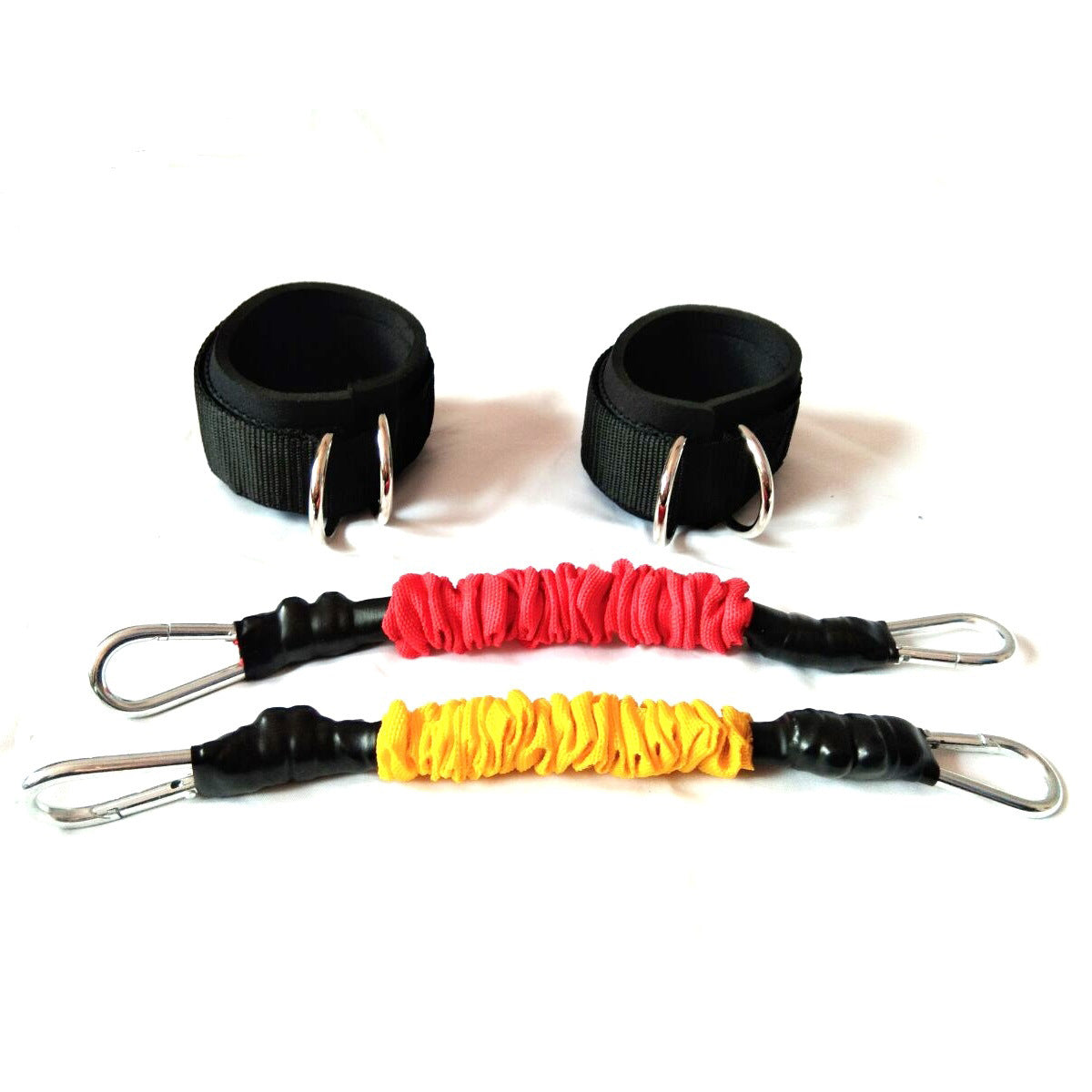 Taekwondo Leg Training Resistance Bands Set for High Kicks, Side Steps, and Basketball Leg Strength