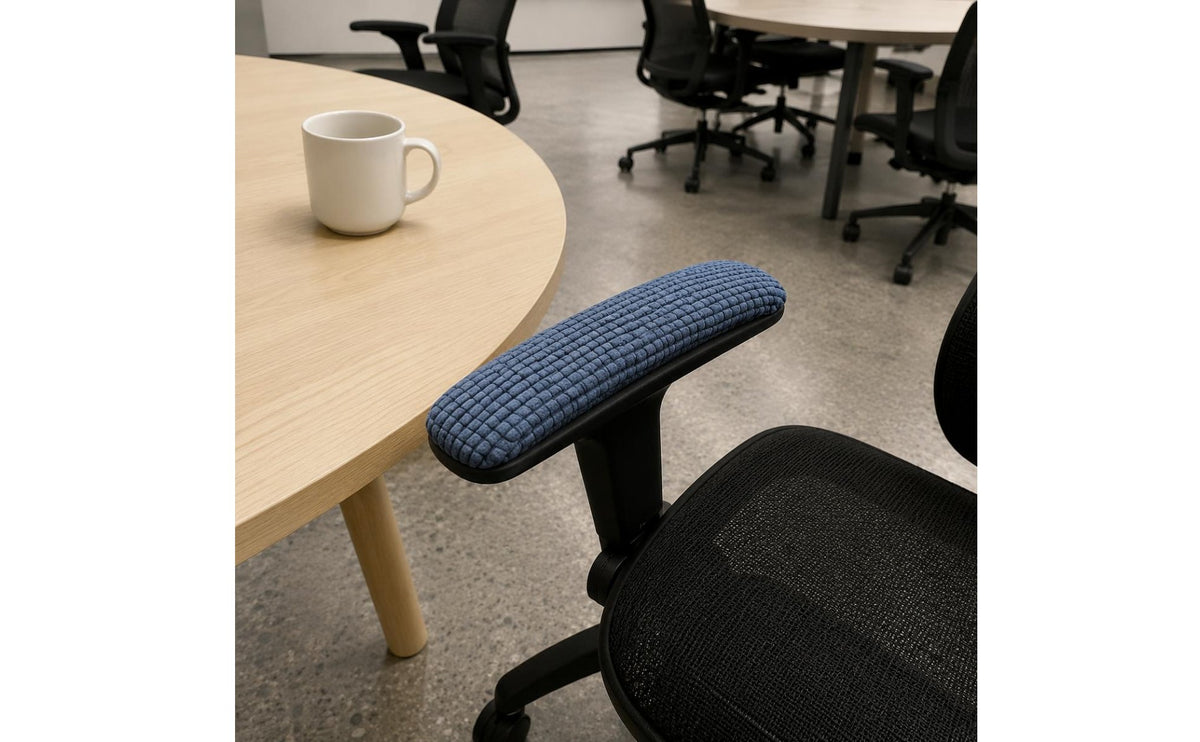 2 Pieces Chair Armrest Slipcover Stretchable Office Chair Arm Cover Stretch Armrest Cover for Gaming, Computer Room
