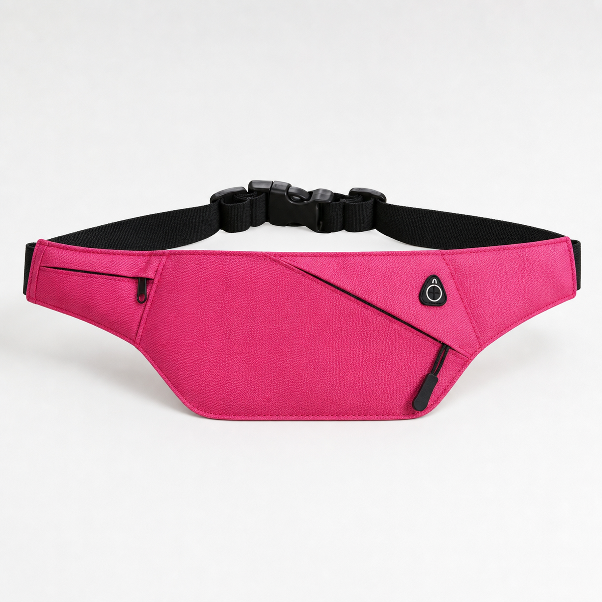 Unisex Lightweight Running Waist Pack with Hidden Water Bottle Pocket and Phone Pocket