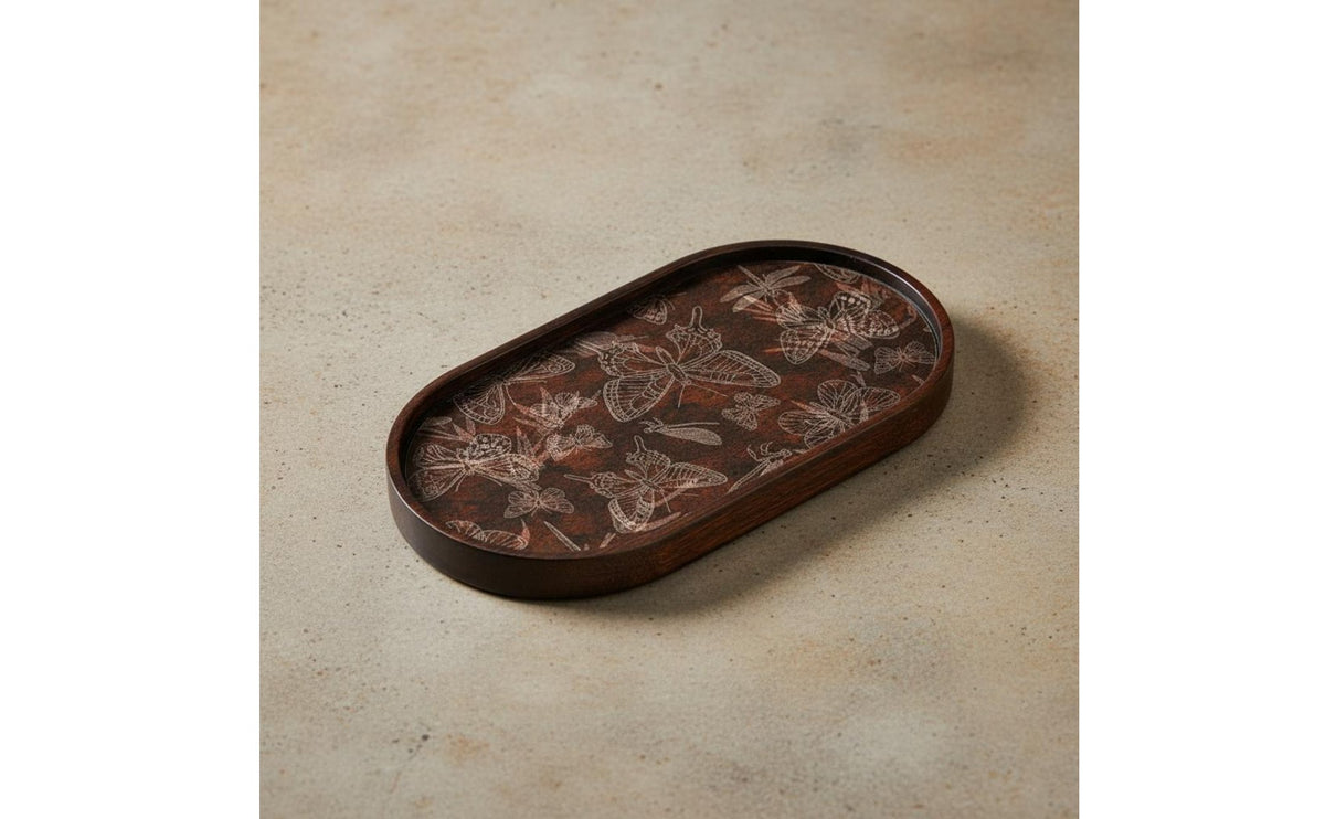 Zen Aesthetic Dry Brewing Tea Tray Retro Design Chinese Gongfu Tea Tray Waterproof Vintage Teapot Holder Heat Insulating for Home, Office