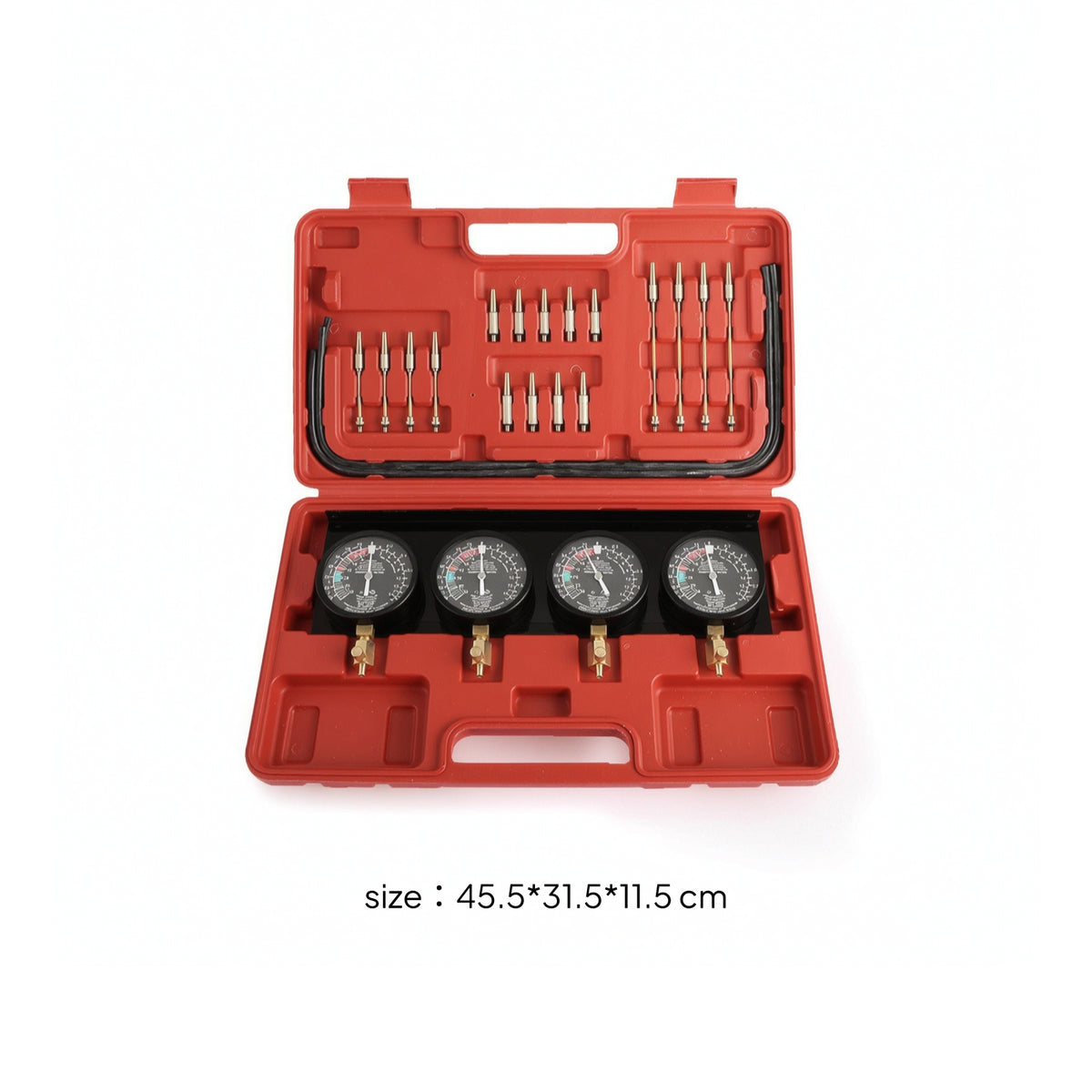 Vacuum Carburetor Synchronizer with Dial Gauges Precision Carb Synchronizer Adjustment Tool Kit Analog Synchronization Balancer Gauge Portable for Mechanics