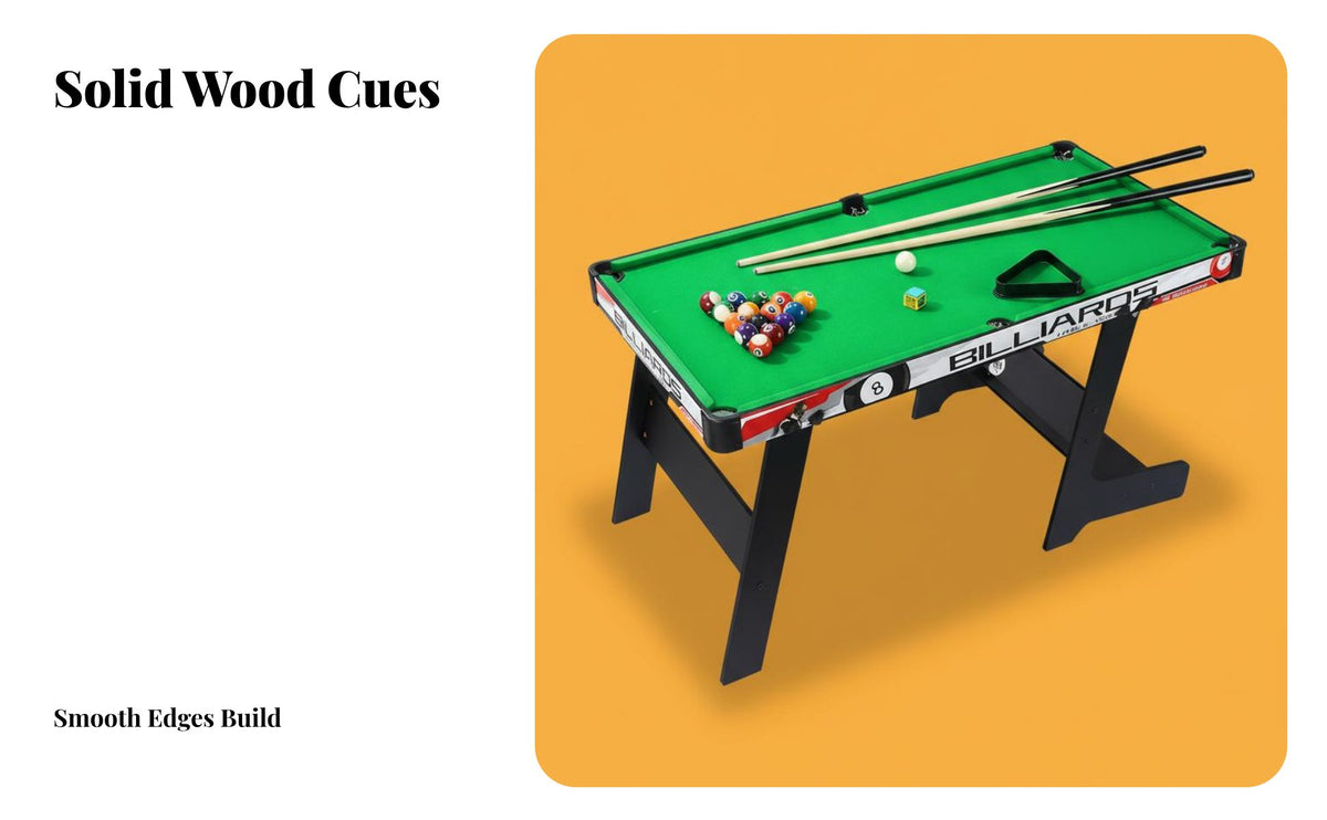 children's Billiard Set Parent-Child Interaction Mini Pool Table Space-Saving Desktop Billiard Table for Family, Parents, Indoor, Playroom, Dorm Room