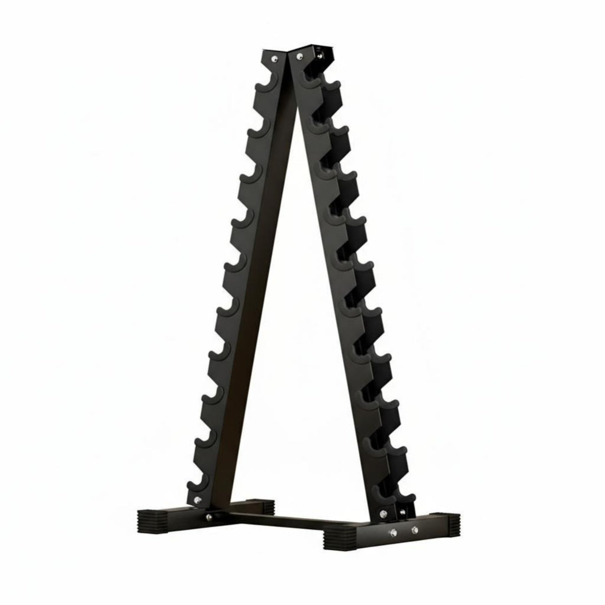 Dumbbell Rack, Multifunctional Upright Stand, Space-Saving Storage Organizer for Kettlebells and Fitness Equipment