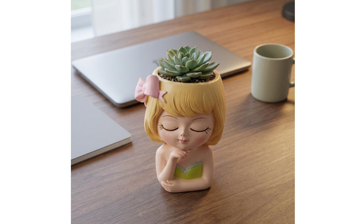Flower Fairy Figurine Compact Size Fairy Statue Detailed Sculpture for Shelf
