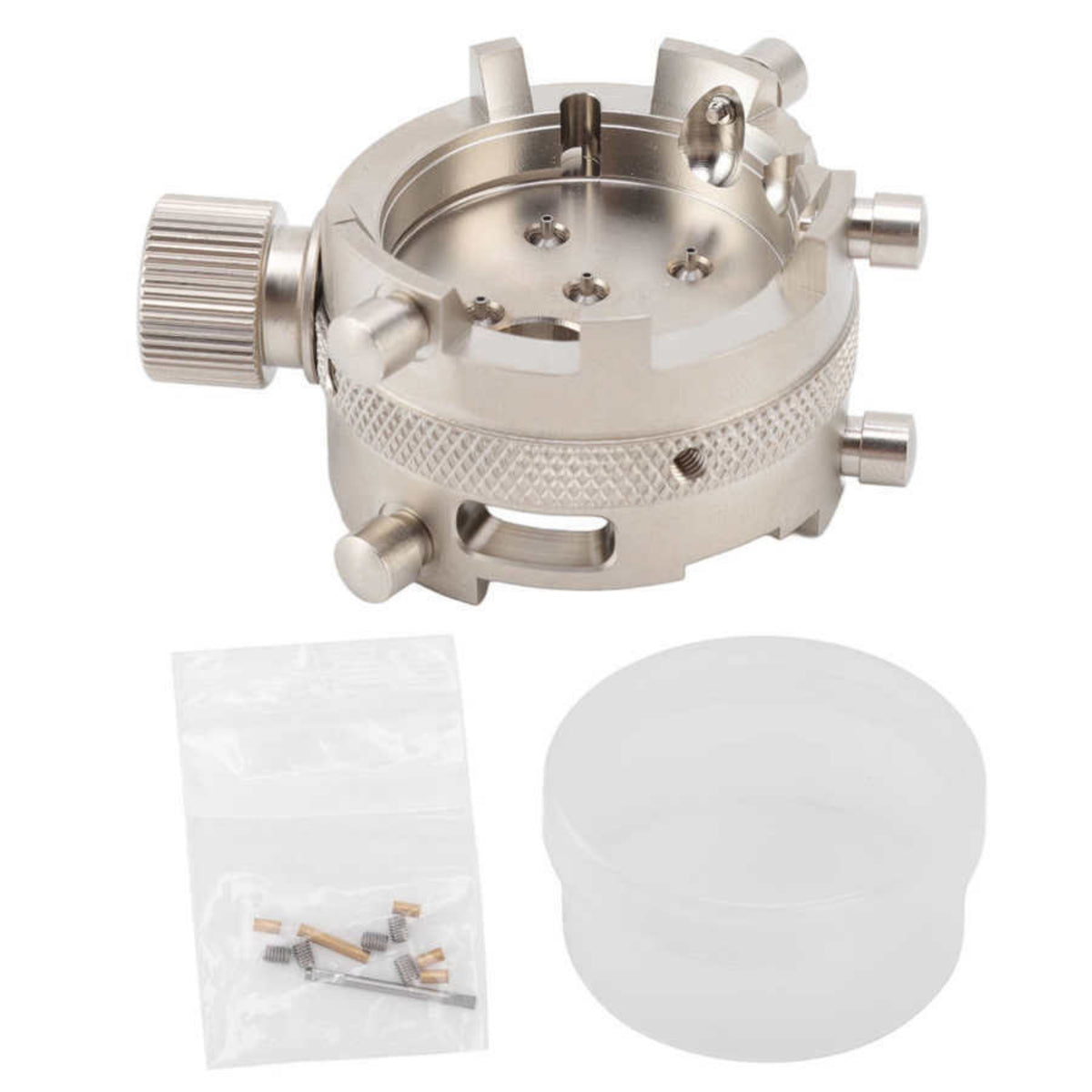 7750 Movement Holder Machined SW500 Movement Holder Knurled