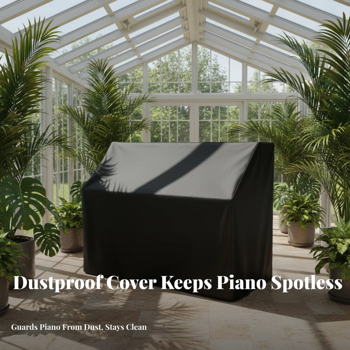 Piano Dust Cover Waterproof Full Piano Cover Dustproof for Moving