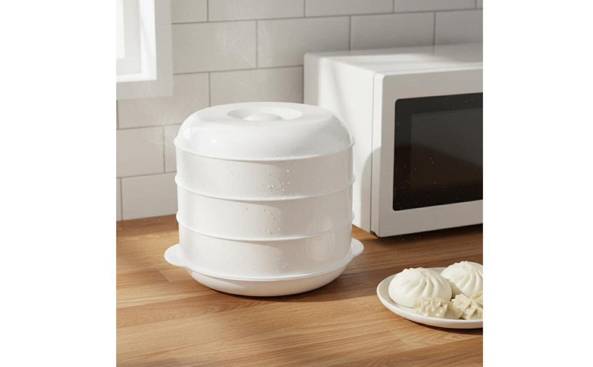 Microwave Steamer Easy to Clean Microwave Steamer Cooker Complimentary