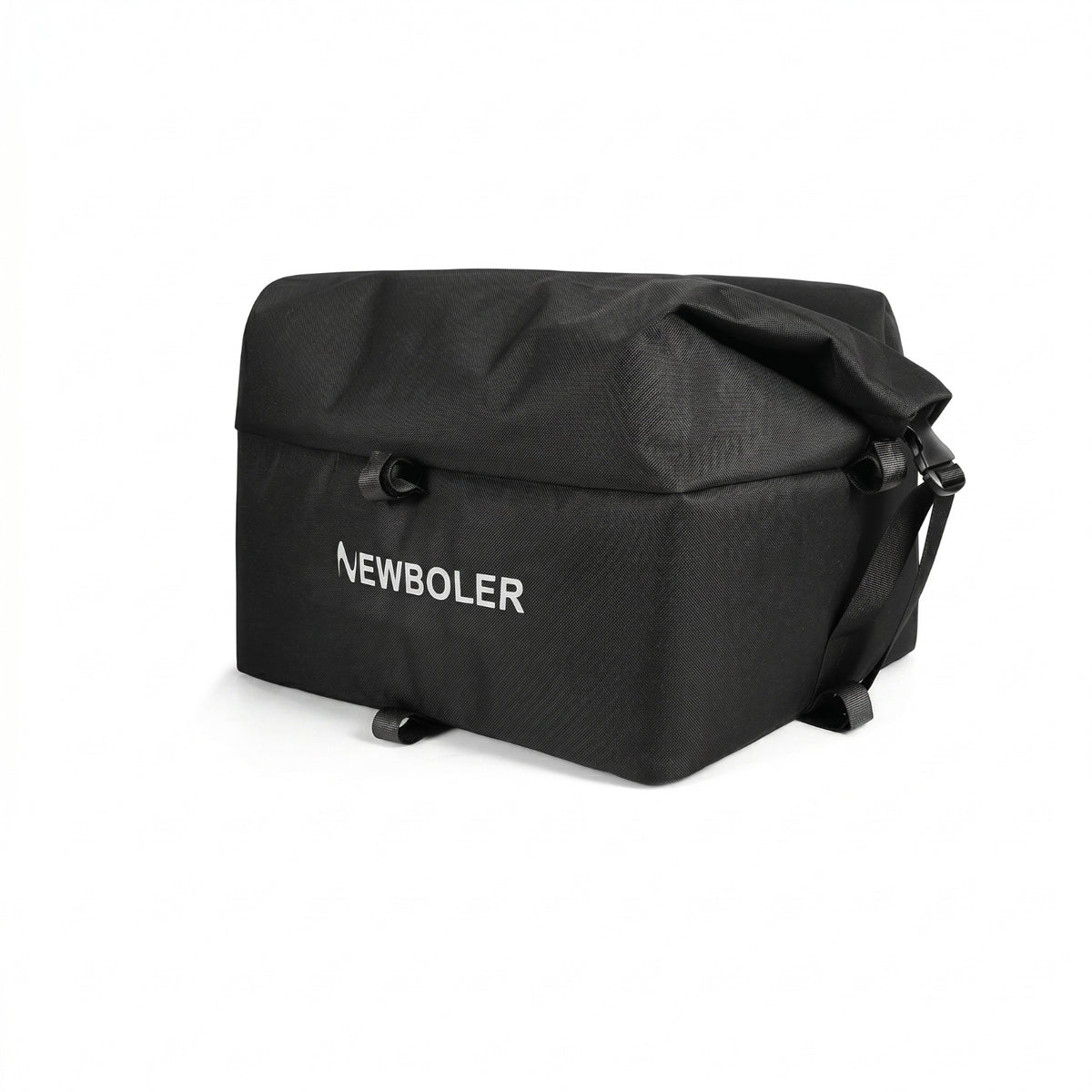 Water-Resistant Insulated Bike Bag Aluminum-Foil Lined Cycle Rear Storage Bag Soft-Sided Flap Top