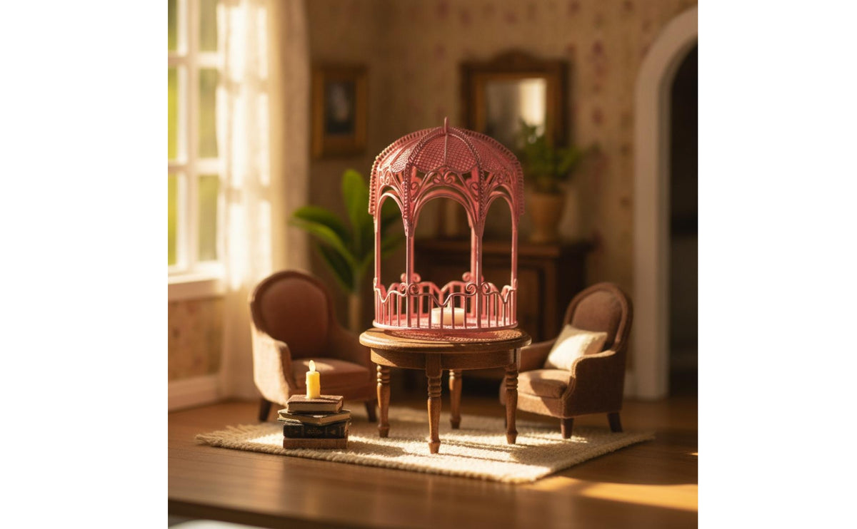 Candle Holder Wirework Model Lattice for Tabletop Display