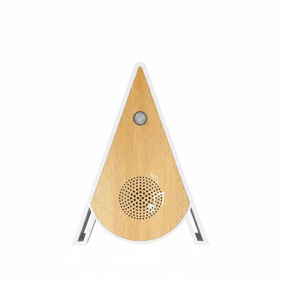 Triangle Avian Sound Box Adjustable Volume Singing Avian Box Portable Nature Sound Machine Timer Function for Office