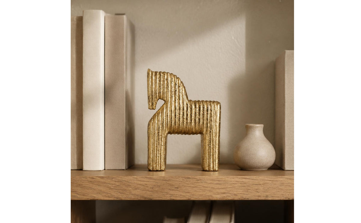 Nordic Horse Sculpture Artisanal Look Home Decor Gift Suggestion for Entryway
