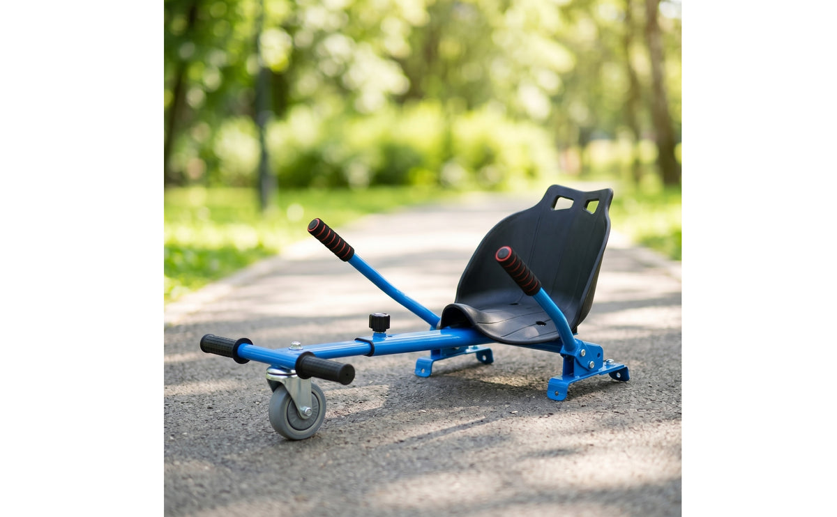 Compact Kart Frame with Seat Padded Drift Kart Chassis for Garage Projects