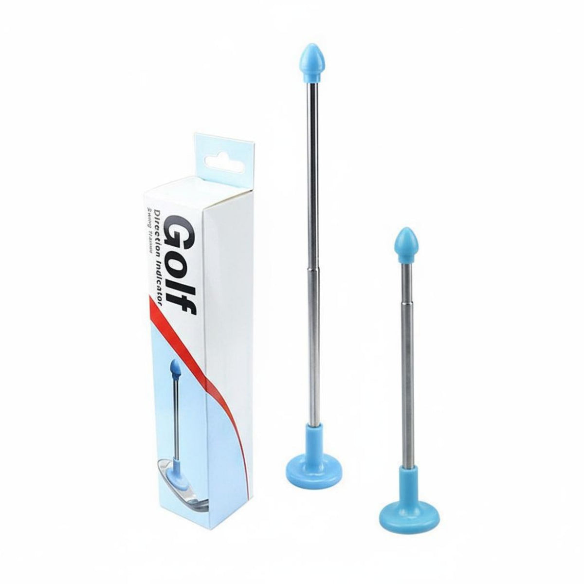 Strong Magnetic Chipping Practice Rod Lightweight and Portable Telescopic Club Face Indicator Easy to Stow for Beginners, Driving Range