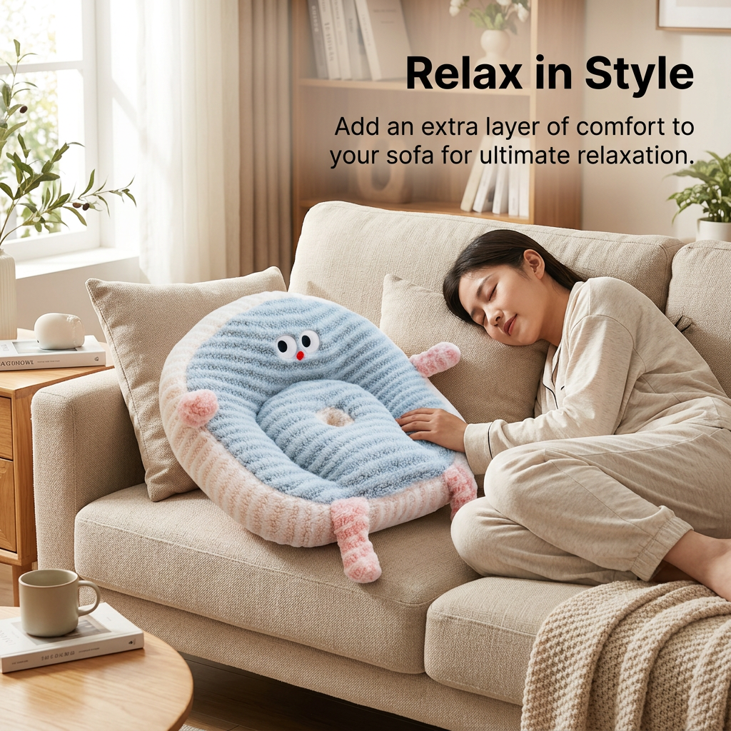 Cute Cartoon Animal Seat Cushion, Thickened Tatami Sitting Pillow, Soft Throw Pillow Children, Novelty Pillow for Home Decoration