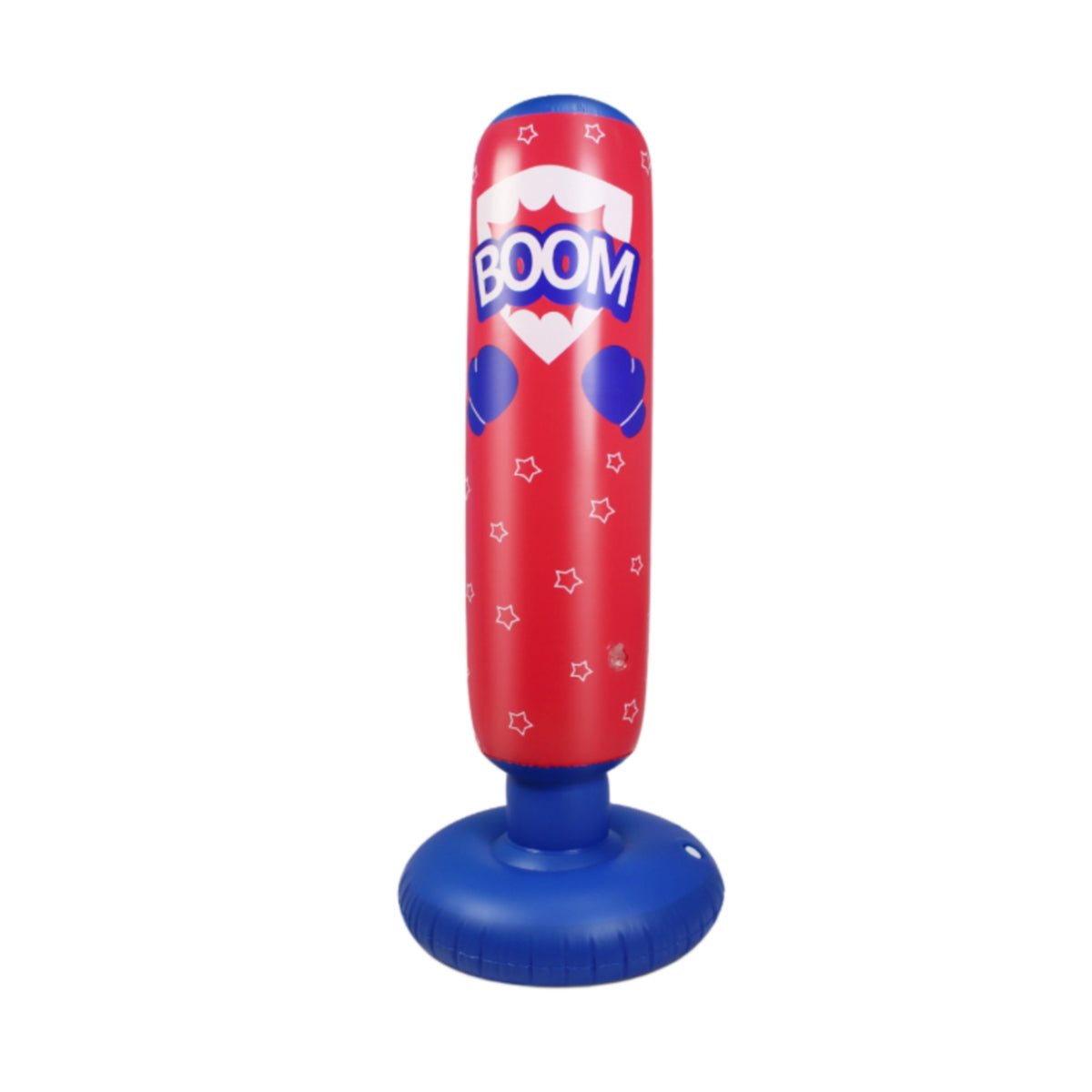 Inflatable Striking Column 125 Cm Inflatable Punching Bag Quick Setup Freestanding Punch Bag for Kids, Children, Playroom, Living Room, Home Gym
