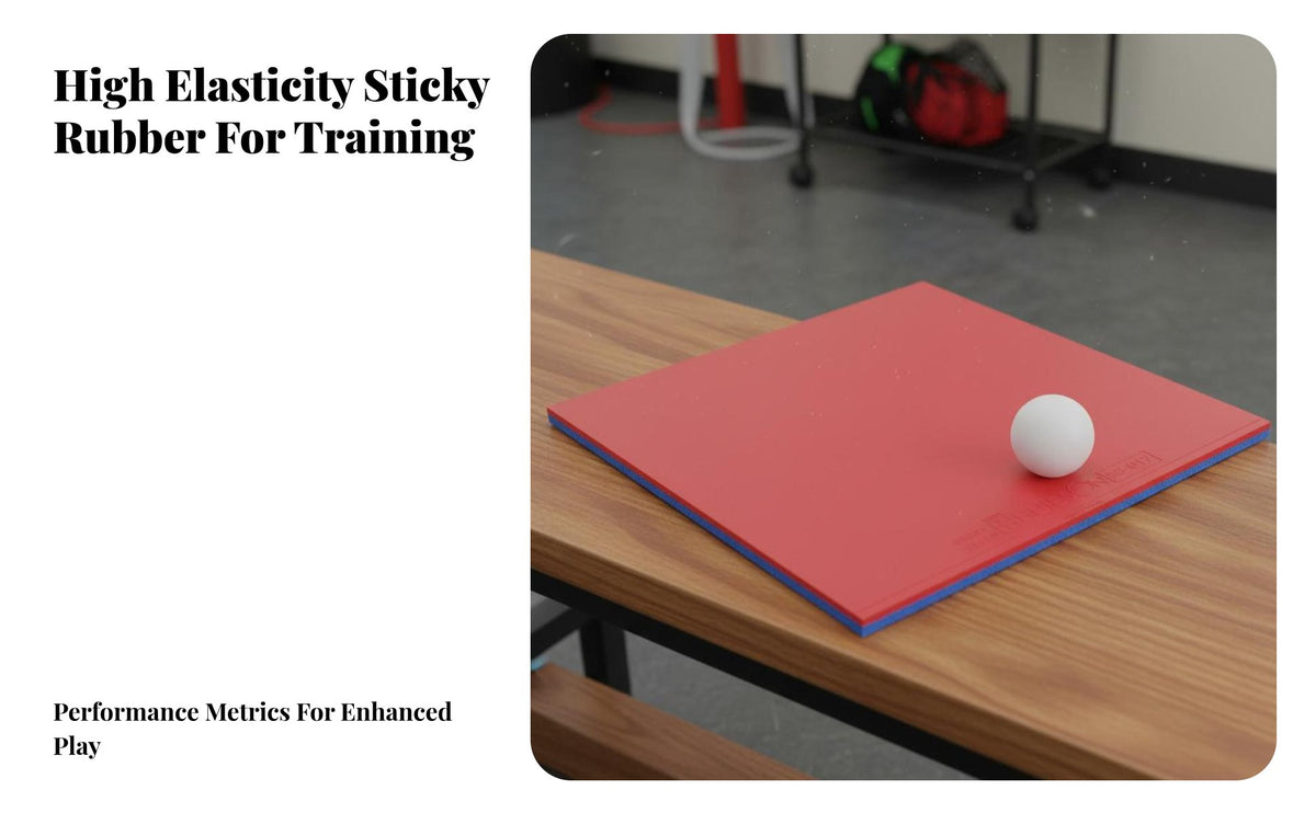 Table Tennis Rubber Sheet High Table Pong Paddle Rubber Easy Control Racket Sport Component for Coaches, School, Training, Practice