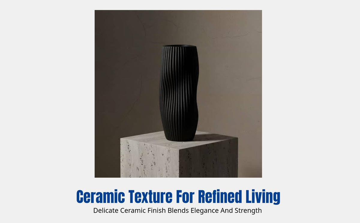 Nordic Ceramic Vase, Minimalist Home Decor Accent, Water Propagation Flower Holder, Living Room Bedroom countertop