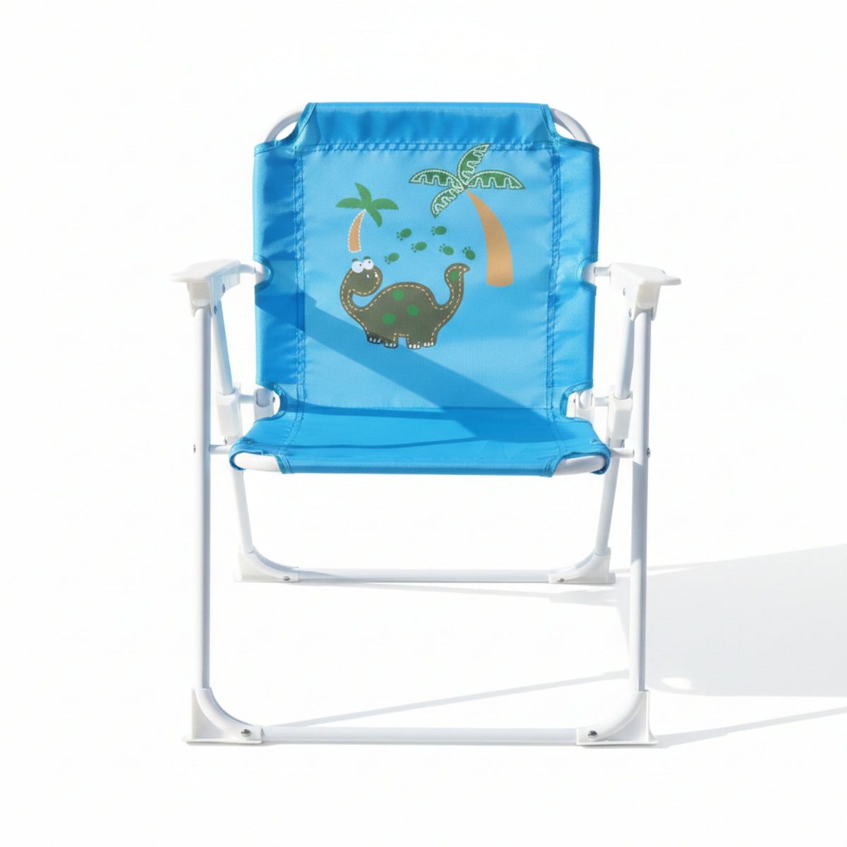 Metal Frame Dinosaur Folding Chair Foldable Children's Folding Chair