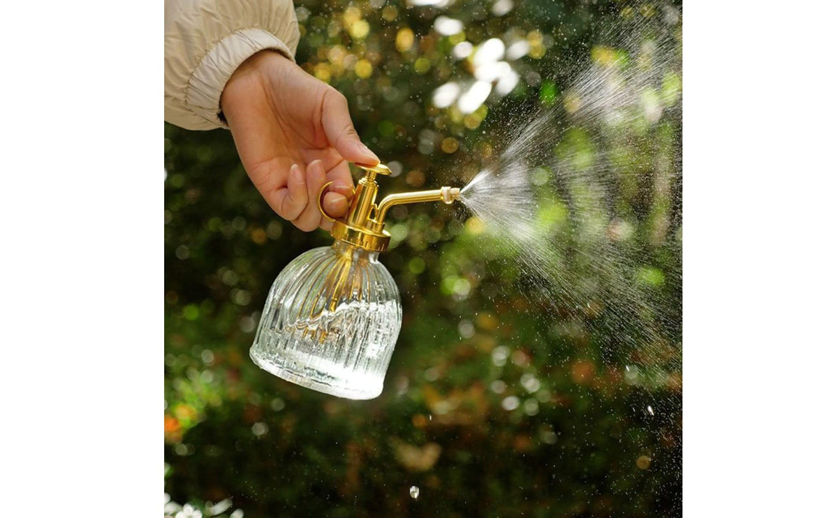 Easy to Use Glass Plant Mister Vintage Glass Spray Bottle Retro Plant Sprayer for Succulent Enthusiasts, Balcony, Office