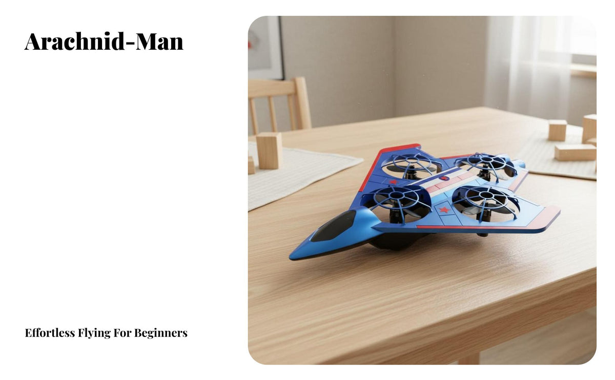 RC Acrobatic Jet Drop Resistant Fighter Jet Airborne Height Hold Acrobatic Quadcopter for Beginners, Hobbyists, Leisure Time, Outdoor, Backyard