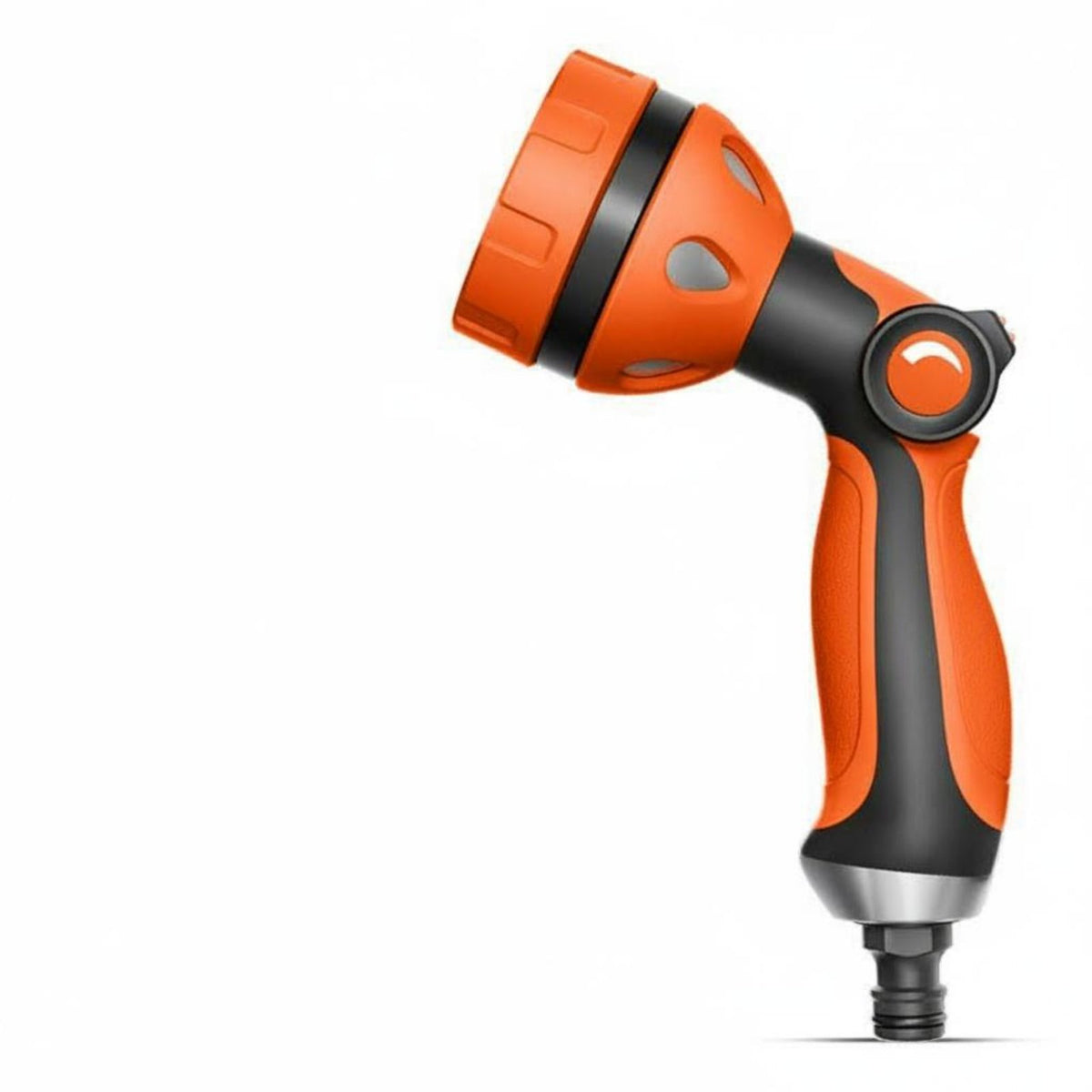 Heavy Duty High Pressure Water Leak-Proof Metal Car Wash Nozzle 360° Rotating Head for Gardeners