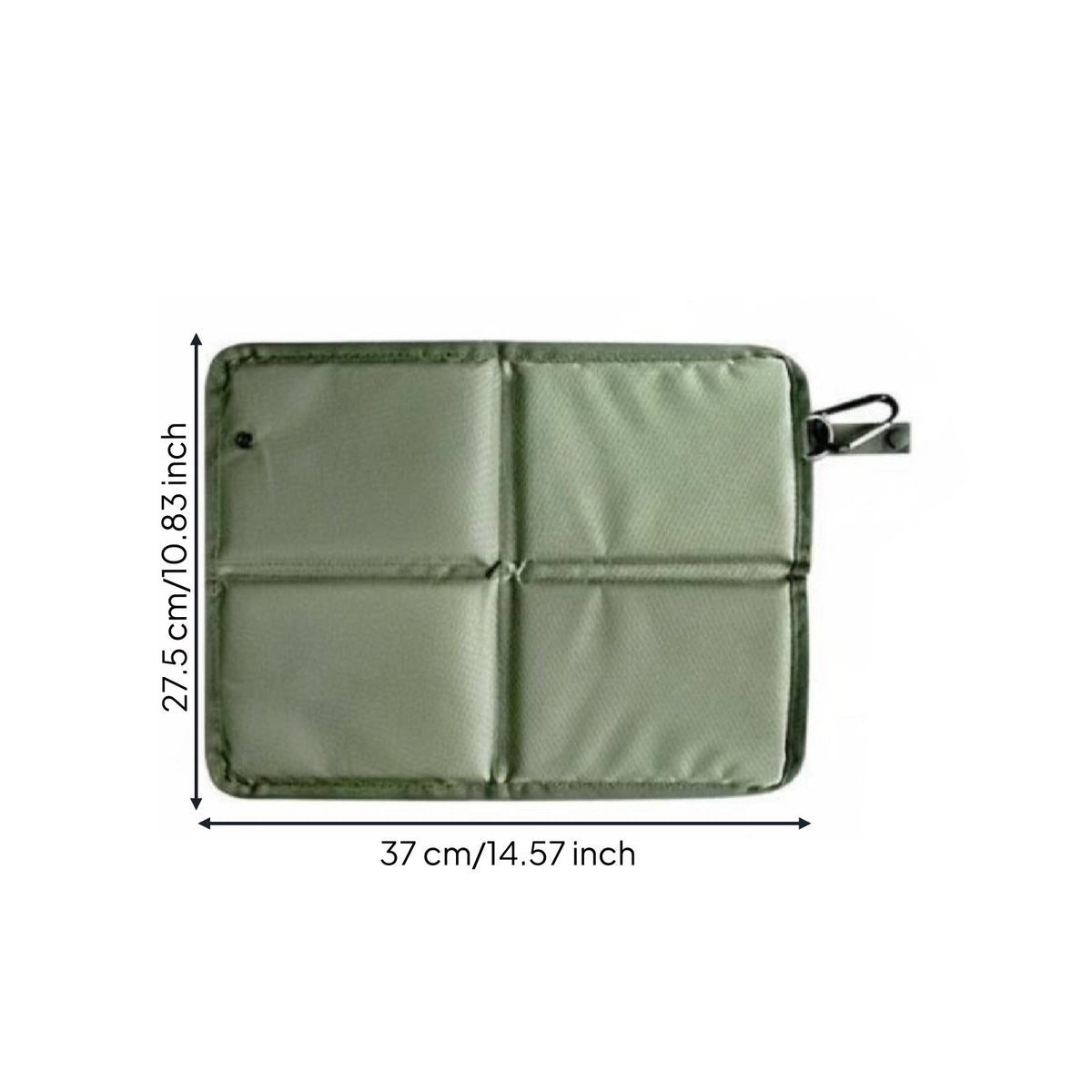Moisture-Proof Foldable Seat Cushion Includes Carabiner Portable Sitting Pad Lightweight for Campers, Travelers, Camping, Picnics, Stadiums