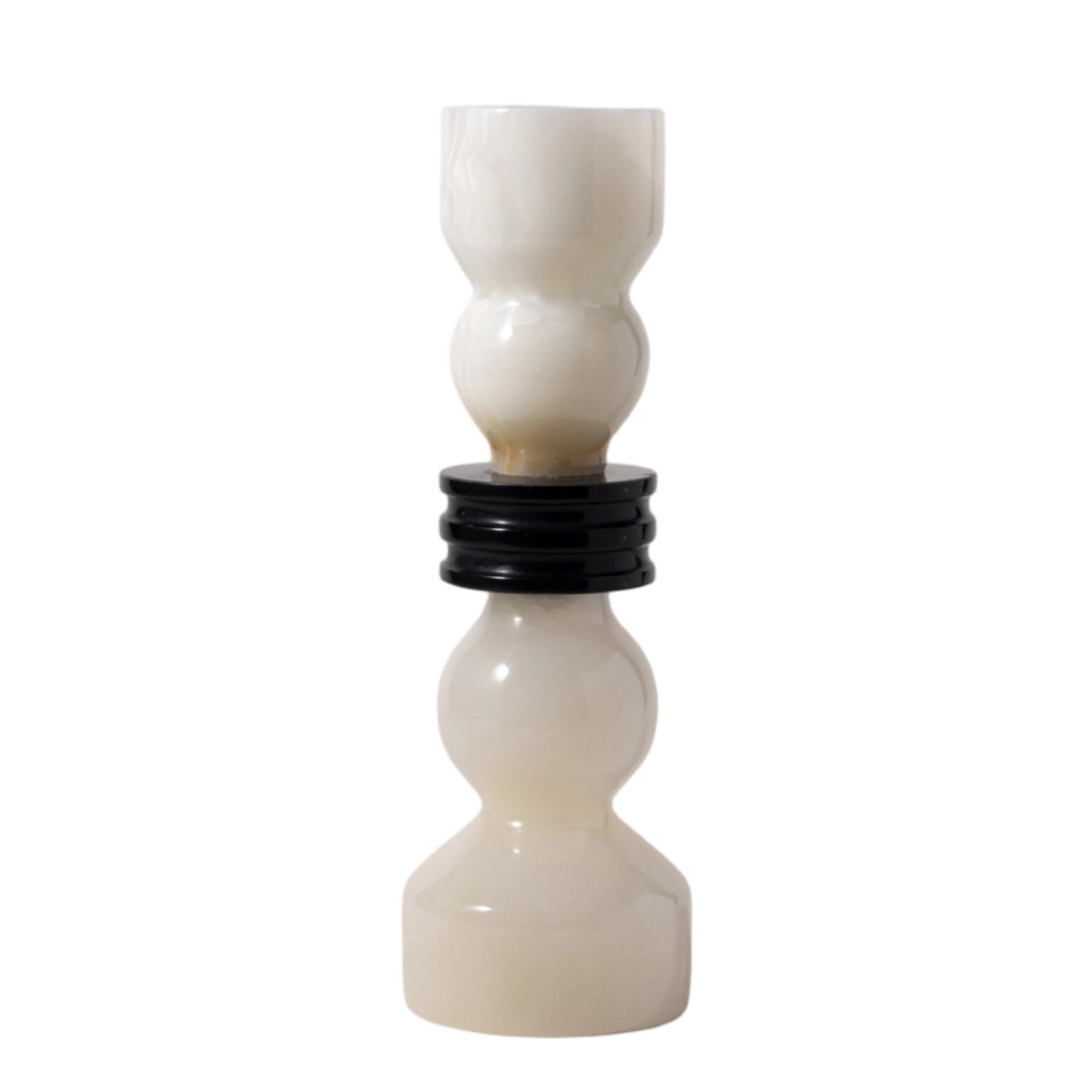 Sculptural Candlestick Resin Candle Stand Secure Decorative Candle Holder for Simplicity Lovers