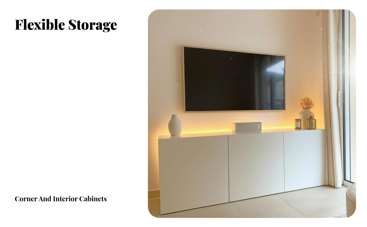 Space-Saving Floating Media Console Modern Aesthetic Floating TV Shelf Minimalist Design Entertainment Console Solid Wood Central Core for Apartment Dwellers, Homeowners, Interior Designers, Living Room, Home Theater, Bedroom, Entryway