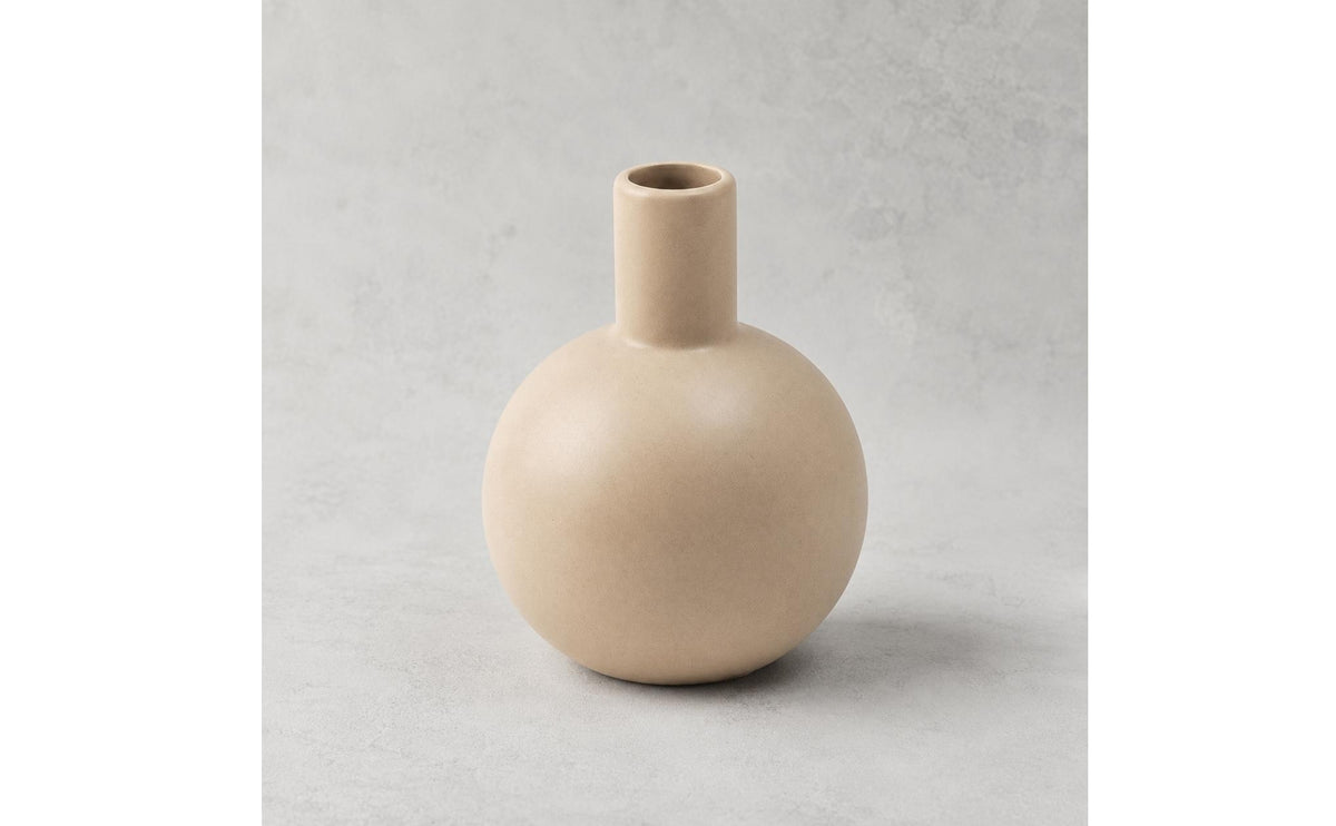 Ceramic Geometric Vase Decorative Display Item Flower Holder for Living Room