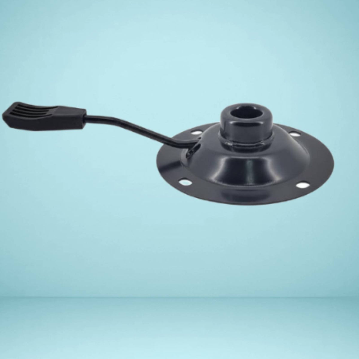 Wide Application Office Chair Base Plate Universal Swivel Chair Base Plate Sturdy Metal Construction Furniture Hardware Heavy Duty for DIYers, Laboratory, Salon