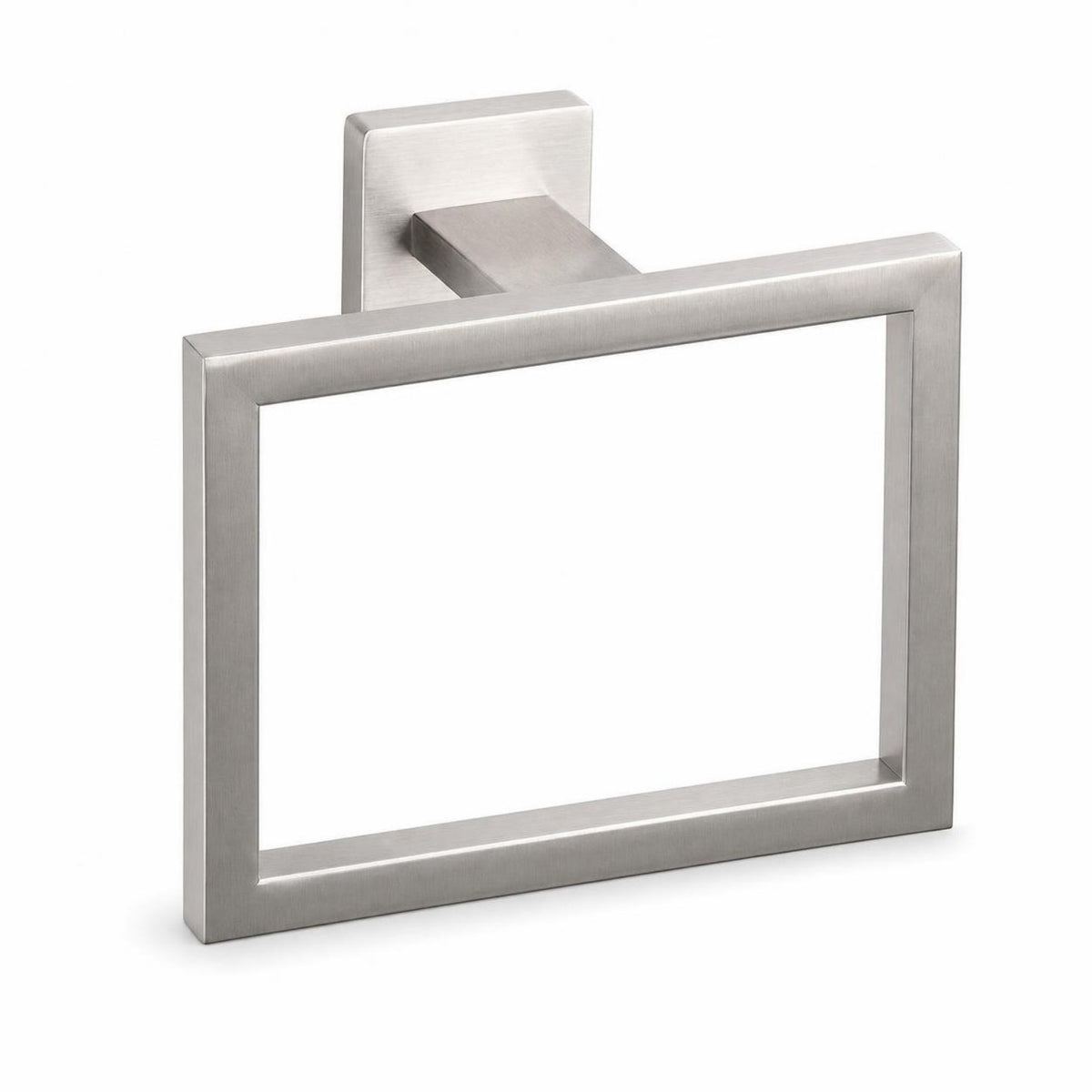 Modern Towel Loop with Square Frame Stable Towel Loop Space-Saving Hardware Fixed for Bathroom