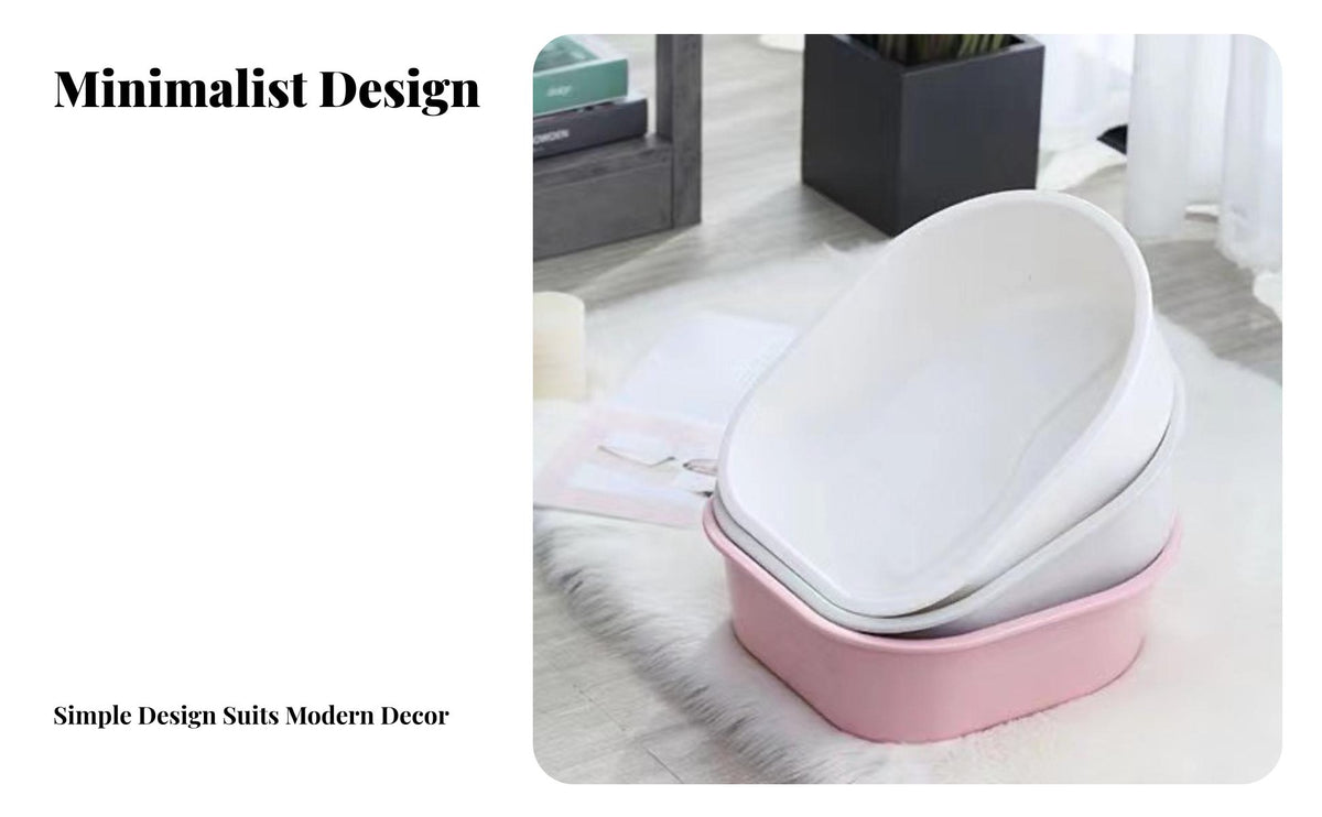 Massage Foot Soaker PP Material Foot Bath Easy to Clean Portable Pedicure Soaker for Elderly, Athletes