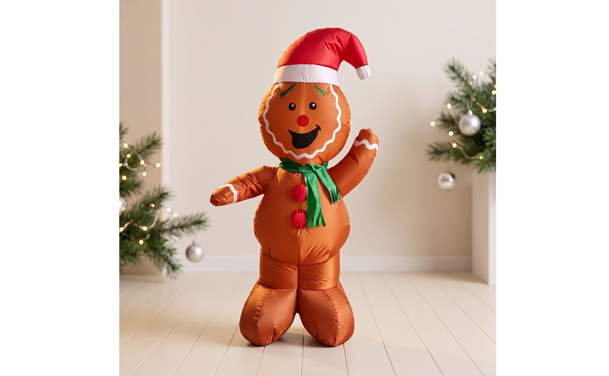 Outdoor Christmas Inflatable Freestanding Airblown Inflatable Seasonal Air-Blown Decoration Festive for Yard, Lawn, Garden, Patio