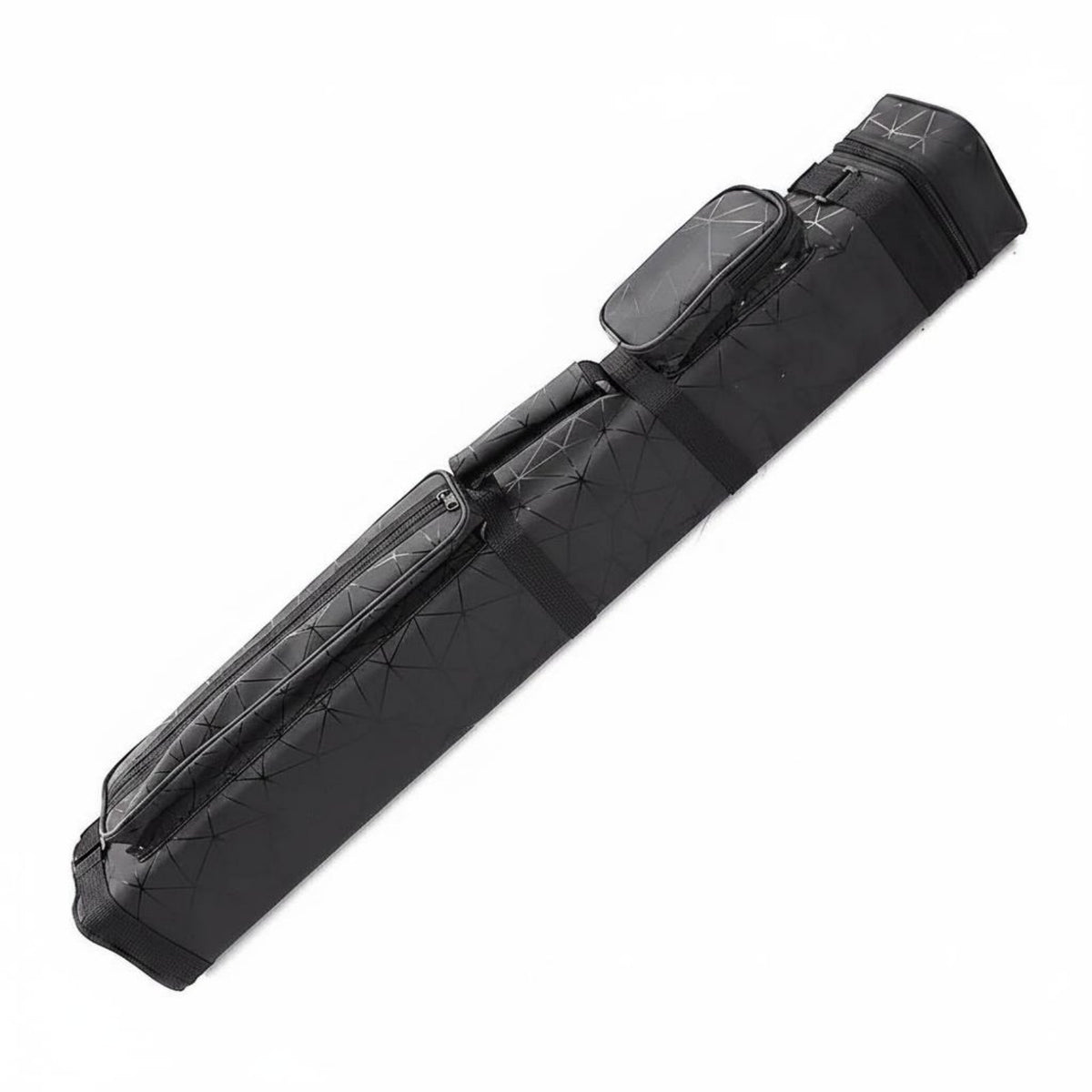 Carry Handle 9 Hole Cue Case Long-Lasting Billiard Cue Tube Large Capacity Padded Shoulder Strap for Travel, Tournament